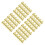 80Pcs Plastic Golden Easter Fillable Eggs for Candy Gifts and Decor 11