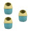 3Pcs Blue PP Mini Desk Trash Can with Lid Cute Home Office Garbage Bin 4