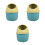 3Pcs Blue PP Mini Desk Trash Can with Lid Cute Home Office Garbage Bin 5