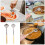 4Pcs Practical Stainless Steel Pizza Spread Ladle with Smooth Finish 9
