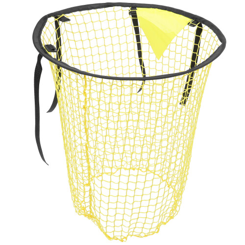 3Pcs Polyester Soccer Net Football Practice Nets Yellow Training Gear 1