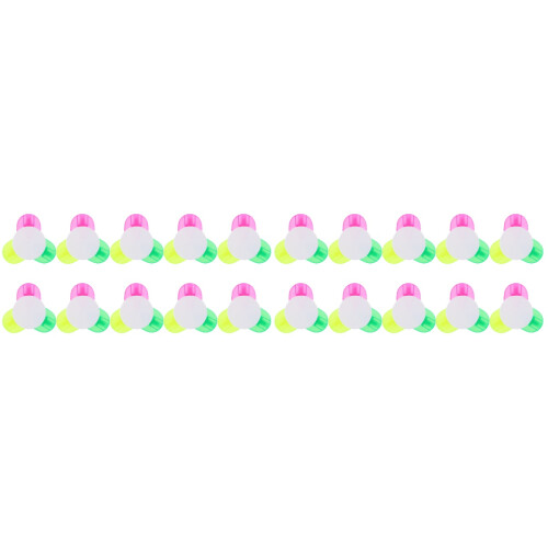 20Pcs Creative Petal Shape Fluorescent Pens Durable Colored Markers 2