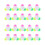 20Pcs Creative Petal Shape Fluorescent Pens Durable Colored Markers 5