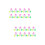 20Pcs Creative Petal Shape Fluorescent Pens Durable Colored Markers 7