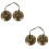 2Pcs Copper Meditation Cymbal Bells Durable Percussion Instrument 6