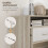 Homcom Mesa Consola Marrón 95 x 35 x 87 cm 6