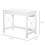 Homcom Mesa de Escritorio Blanco 105 x 50 x 76 cm 3