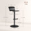 Homcom Taburetes de Bar Negro 38.5 x 40 x 97.5 cm 3