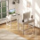 Homcom Mesa de Escritorio Blanco 105 x 50 x 76 cm 6