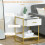 Homcom Mesilla de Noche Blanco 45 x 40 x 60 cm 5