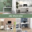 Homcom Mesa de Escritorio Multicolor 120 x 60 x 76 cm 6