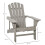 Outsunny Silla Adirondack Gris 78 x 89 x 88 cm 3