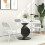 Homcom Sillas Plegable Blanco 45 x 46 x 78 cm 2