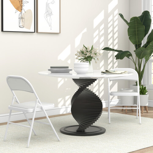 Homcom Sillas Plegable Blanco 45 x 46 x 78 cm 1