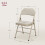 Homcom Sillas Plegable Beige 45 x 46 x 78 cm 3