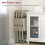 Homcom Sillas Plegable Beige 45 x 46 x 78 cm 6