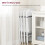 Homcom Sillas Plegable Blanco 45 x 46 x 78 cm 6