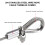 250 Pcs Stainless Double Barrel Ferrules Crimping Loop Sleeve for Wire and Cable 3