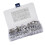250 Pcs Stainless Double Barrel Ferrules Crimping Loop Sleeve for Wire and Cable 4