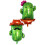 Palloncini per feste a tema messicano con decorazioni a tema taco (2 pezzi) 3