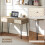 Homcom Escritorio Marrón 105 x 50 x 75 cm 5
