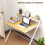 Homcom Escritorio Plegable Marrón 86 x 66 x 82 cm 5