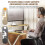 Homcom Escritorio Plegable Marrón 86 x 66 x 82 cm 6