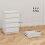 Homcom Cómoda Blanco 45 x 40 x 68 cm 3