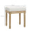 Homcom Reposapié Beige 42 x 32 x 46.5 cm 3