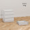 Homcom Cómoda Blanco 45 x 40 x 52.8 cm 3