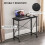 Homcom Escritorio Plegable Negro 80 x 40 x 75 cm 6