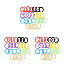 75Pièces Identificateurs De Clés Silicone Souple Couleurs Vives Mobile