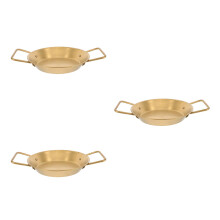 3Pièces Plateau En Inox Polyvalent Pour Restaurant
