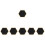 6Pièces Memo Noir Hexagonal Pour Usage 3