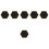 6Pièces Memo Noir Hexagonal Pour Usage 4