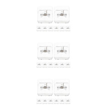 24Pièces Porte- Transparent ABS Antidérapant Pour