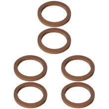 6Pièces Plaques Muffler Marron Anti-Vibration Pratiques Pour