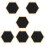 6Pièces Memo Noir Hexagonal Pour Usage 11
