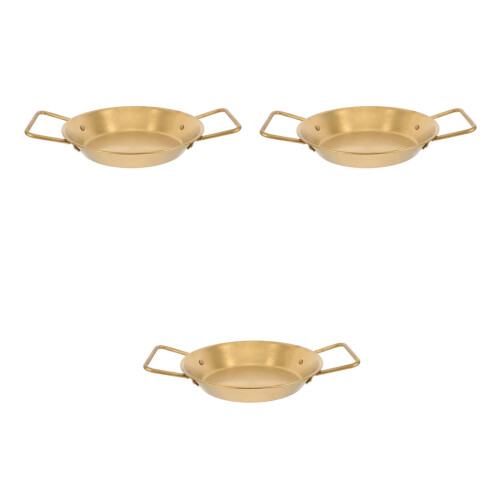 3Pièces Plateau En Inox Polyvalent Pour Restaurant 2