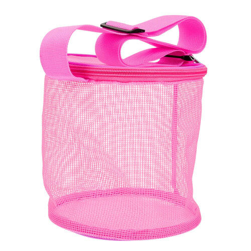 6Pièces Sac Bain Tulle Rose Stockage