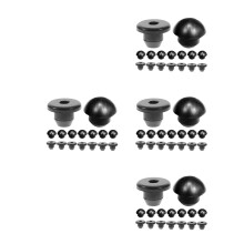 96Pcs Versatile Black Rubber Jack Plugs for Hydraulic Jack Oil Filling