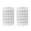 1000Paires Adhésifs Points Nylon Blancs Pour Bricolage École Bureau 1