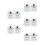 10Pcs Silver Plastic Spray Button Valve for Kitchen Shower Attachments 1