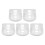 5Pcs White Acrylic Wall Bracket for Security Cameras and Speaker Mount 1