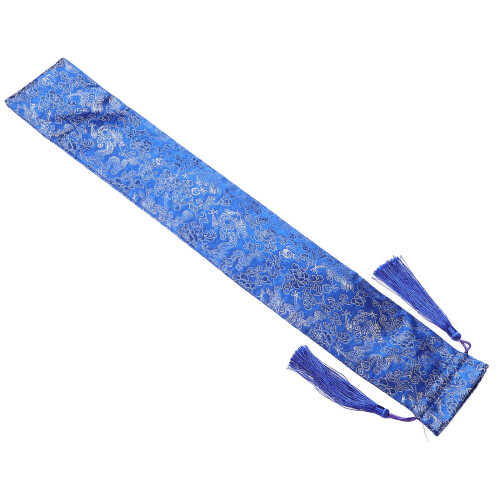 5Pcs Soft Blue Mahjong Rack Sleeves with Drawstring Bag for Protection 1