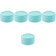 5Pcs Silicone Coffee Filter Container Green for Home Use
