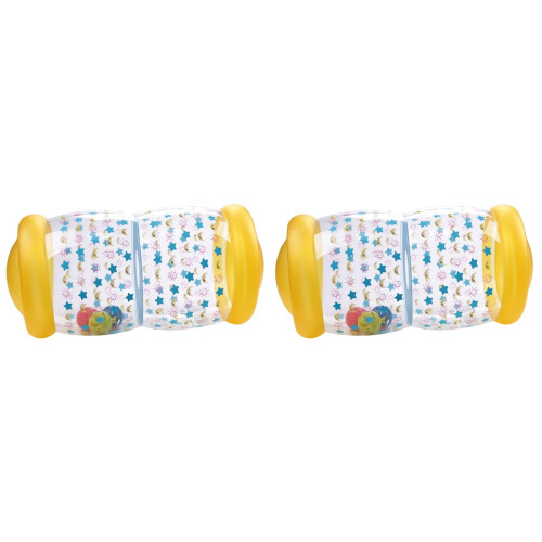 2Pièces Rouleau De Rampement Gonflable Jeu D'exercice Bébé