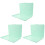 3Pcs Green Plastic Business Card Holder Storage Organizer 1