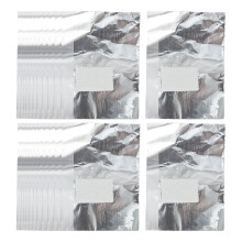 1400Pcs Nail Foil Wraps Silver Lint Free Remover Pads for Nails