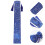 5Pcs Soft Blue Mahjong Rack Sleeves with Drawstring Bag for Protection 10